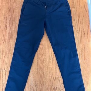 Lululemon Slim Fit Commission Mens Pants 34W x 32L Navy blue $128 new!!